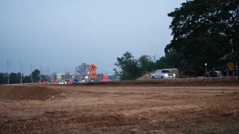 Construction road industry Stock Footage 99142880