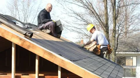 Construction roof Stock Footage 10855101