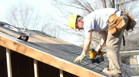 Construction roof Stock Footage 10855152
