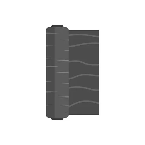 Construction room wallpaper icon flat isolated vector Illustrazione stock