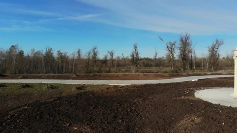 The construction of the rotunda. Stock Footage 124591708