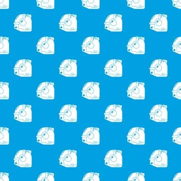 Construction roulette pattern seamless blue Illustrazione stock