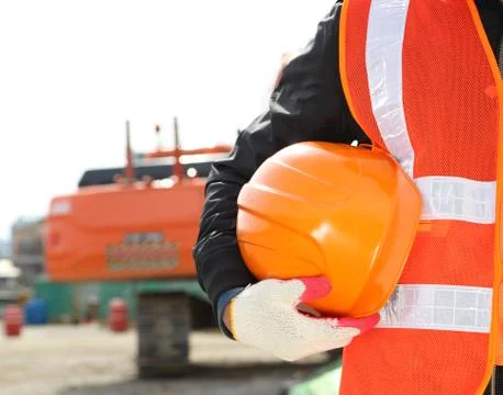 Construction safety concept Foto stock