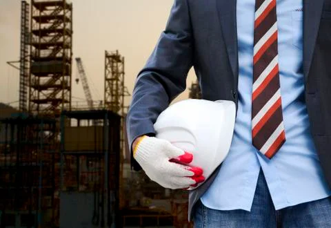 Construction safety concept Stock Photos