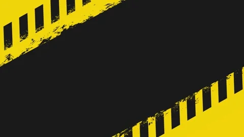 Construction safety stripes animation. Stock Footage 306404619