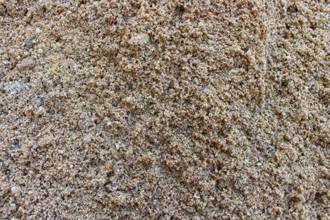 Construction sand on top view. - image Stock Photos