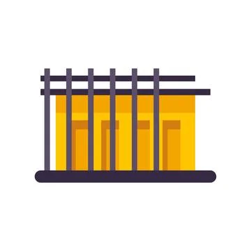 Construction scaffolding building structure icon illustration Ilustración de archivo