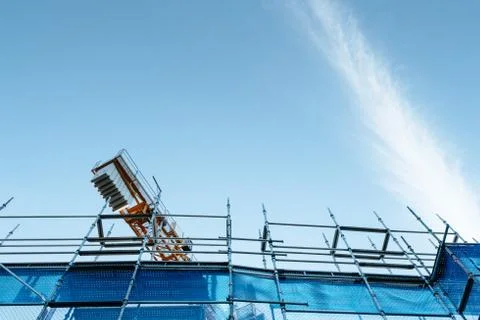 Construction scaffolding Stock Photos