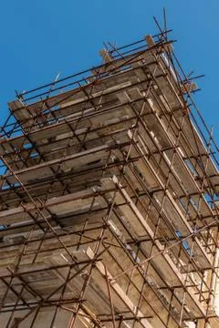 Construction scaffolding Stock Photos