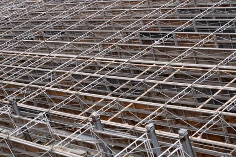 Construction Scaffolding Stock Photos
