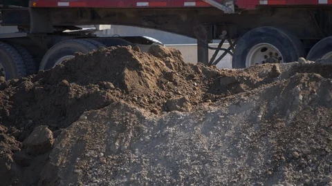 Construction Scoop Dirt-Apple ProRes 422 Video stock 122256015
