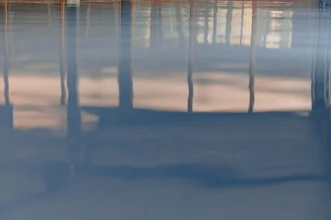 Construction series: work in progress with epoxy flooring Stock-Fotos