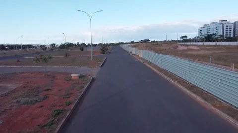 Construction set to begin of new commercial buildings and apartments in Brasilia Vídeo Stock 246773368