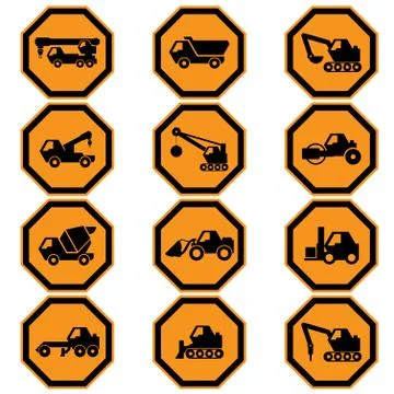 Construction set Stock Illustration