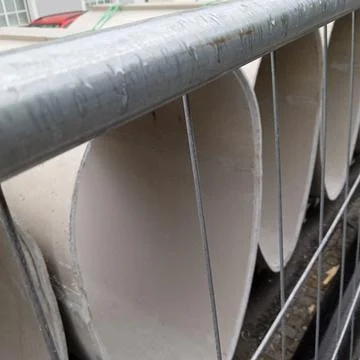 The construction of a sewer Stock Photos