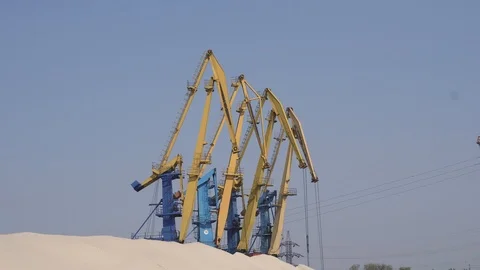 Construction of the ship in shipyard timelapse Stock Footage 106942930