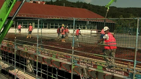 Construction side 01 Stock Footage 7762265