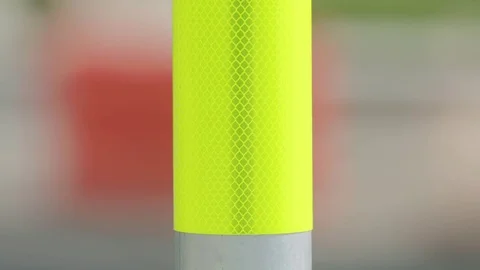 Construction Sign for roadworks Video stock 76736451