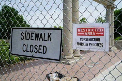 Construction Signs Stock Photos