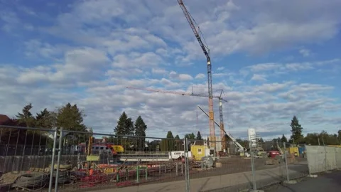 Construction Site #4 Stock Footage 163890613