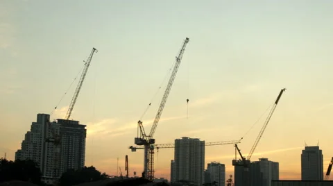Construction Site - 4K Time Lapse Video stock 59704607