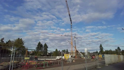 Construction Site #5 Stock Footage 163890595