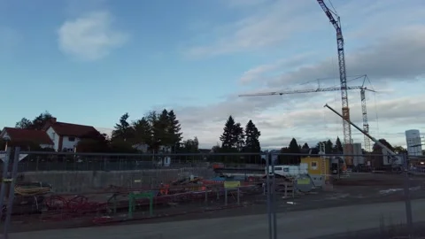 Construction Site #6 Stock Footage 163890678