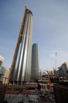Construction site in abu dhabi Stock Photos