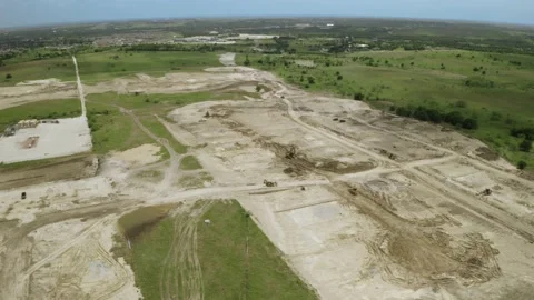 Construction Site Aerial View 3 Stock Footage 197479240