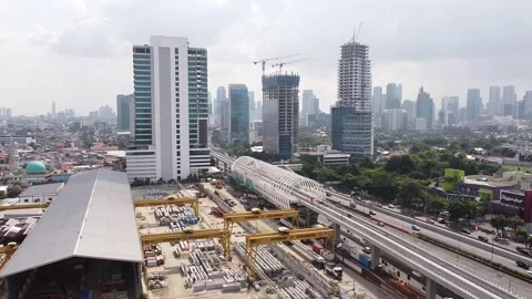 Construction Site and Highways Stock Footage 171149698