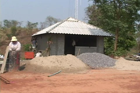 Construction Site in Asia 스톡 동영상 159959