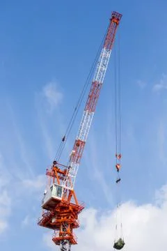 Construction site with blue sky Stock Photos