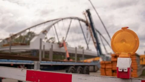 Construction site bridge Stock Photos