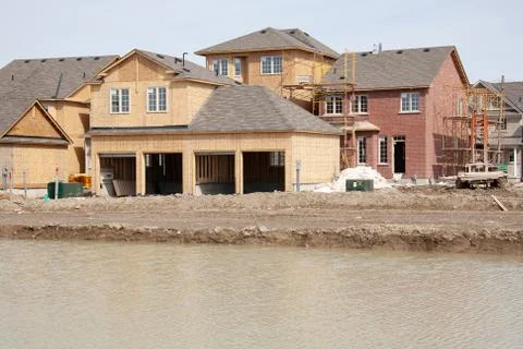 Construction site in Canada back to 2006 Stock-Fotos