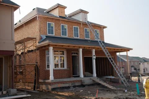 Construction site in Canada back to 2006 Stock Photos
