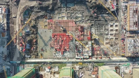 Construction site in city Stock Footage 167227735