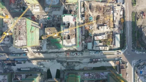 Construction site in city Stock Footage 167227898