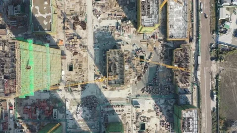 Construction site in city Stock Footage 167227936