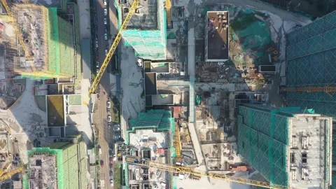 Construction site in city Stock Footage 167228341