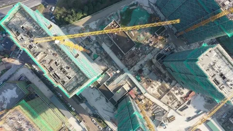 Construction site in city Stock Footage 167228434