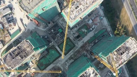 Construction site in city Stock Footage 167228522