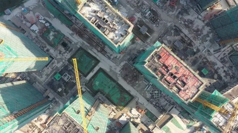 Construction site in city Stock Footage 167228563