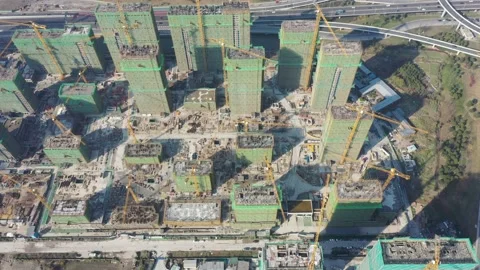 Construction site in city Video stock 167229747