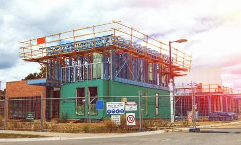 Construction site closeup Stock Photos