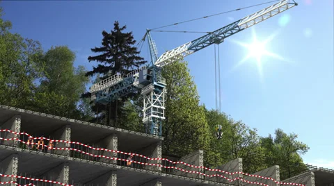 Construction site concept Stock Footage 37937181