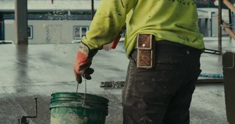 Construction Site: Concrete pour Vidéo 224951383