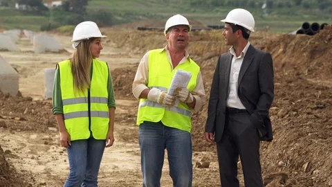 Construction Site, Construction, Outdoors, Day, Medium Shot, Lockdown, 20 Stock Footage 94019318