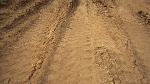 Construction Site, Construction, Outdoors, Day, Dirt Road, Close-Up, 20 Seconds Stock Footage 94240889