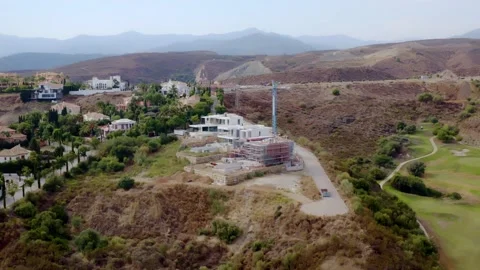 Construction site. Costa del Sol, M?laga province, Spain Stock Footage 167553860