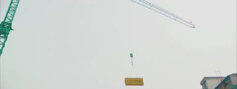 Construction site Crane Stock Footage 150852718